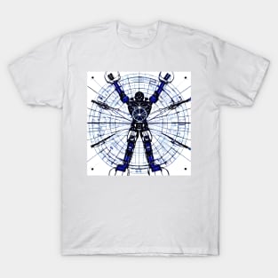 Vitruvian Robot T-Shirt